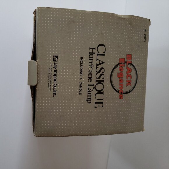 JAY IMPORT 14-7965 RED ORCHID Classique Hurricane Candle Lamp 10" Tall - Picture 2 of 7